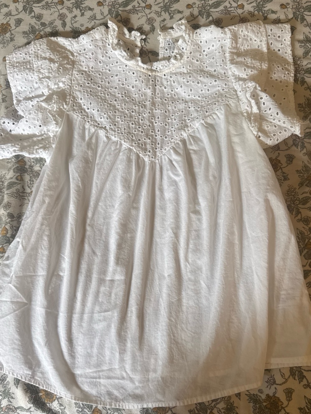 a new day White Eyelet Puff Sleeve Blouse